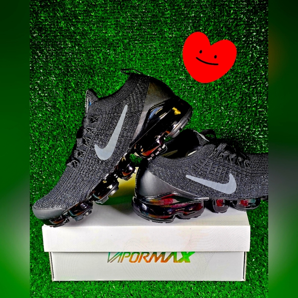 Nike air max black 3 flyknit vaporMax women triple black